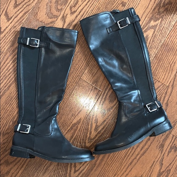 Black knee-high boots - Picture 1 of 2